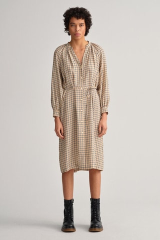 Abito a camicia relaxed - Beige