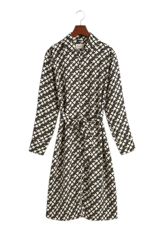 Abito a camicia relaxed - Nero