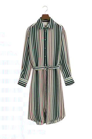 Abito a camicia relaxed - Blu e rosso