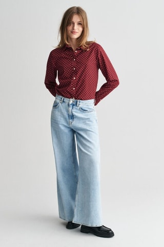 Camicia - Bordeaux e bianco