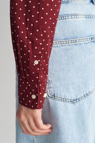 Camicia - Bordeaux e bianco