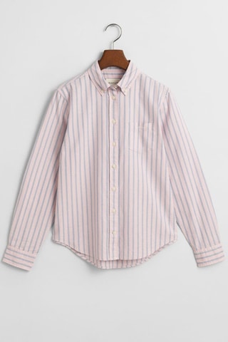 Camicia regular in cotone bio - Rosa