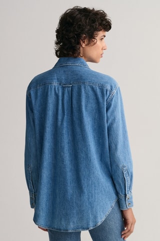 Camicia in jeans - Cobalto