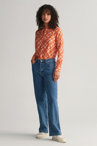 Camicia in seta - Corallo