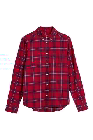 Camicia regular - Rosso