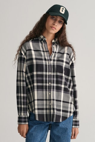 Camicia oversize - Nero