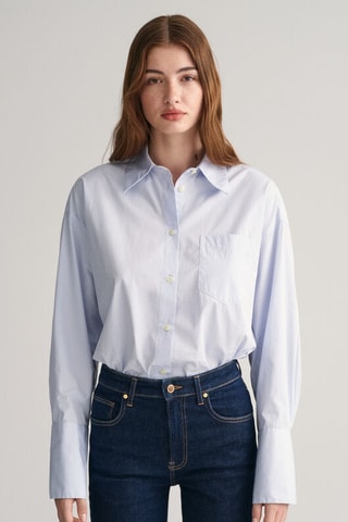 Camicia oversize - Azzurro