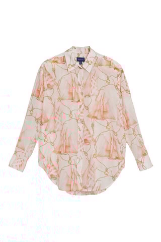 Camicia in seta - Crema