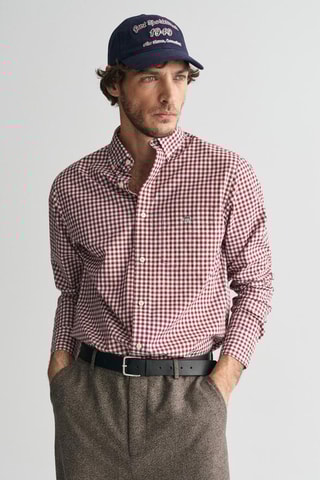 Camicia regular - Bordeaux