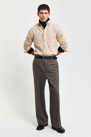 Camicia regular - Beige