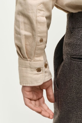 Camicia regular - Beige