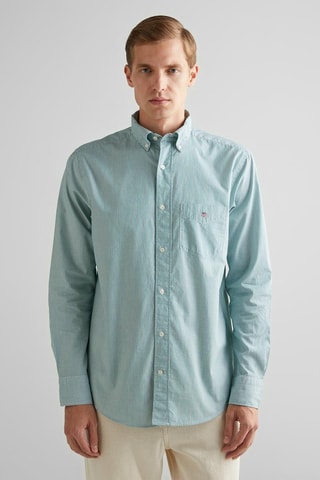 Camicia regular - Verde chiaro