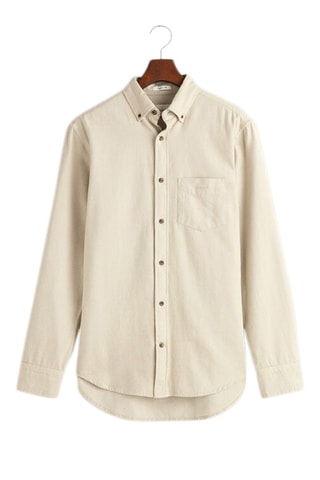 Camicia regular - Beige