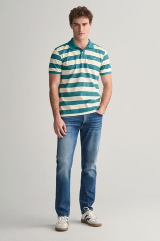 Polo - Verde scuro ed ecrù