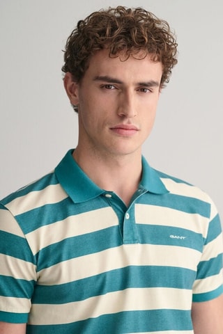 Polo - Verde scuro ed ecrù