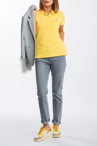Polo taglio dritto - Giallo