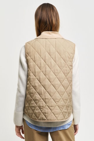 Piumino senza maniche - Beige