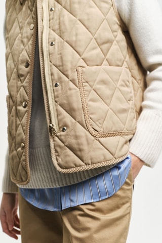 Piumino senza maniche - Beige