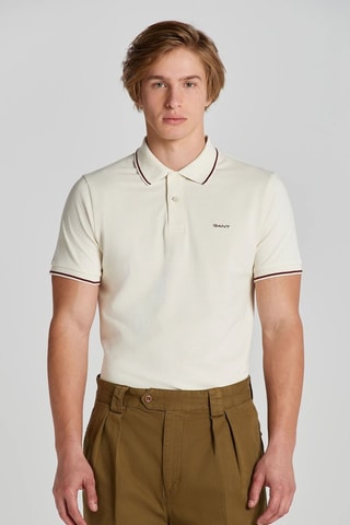 Polo regular - Crema