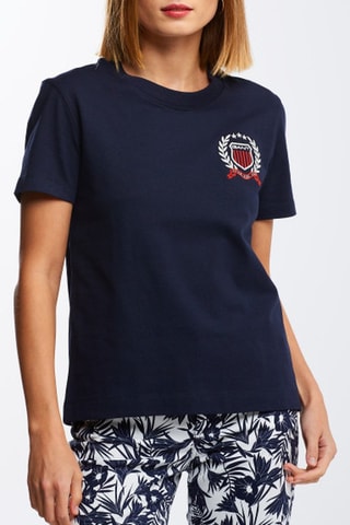 T-shirt relaxed - Navy