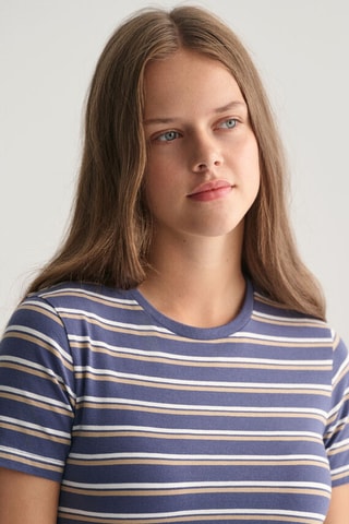 T-shirt slim - Blu chiaro