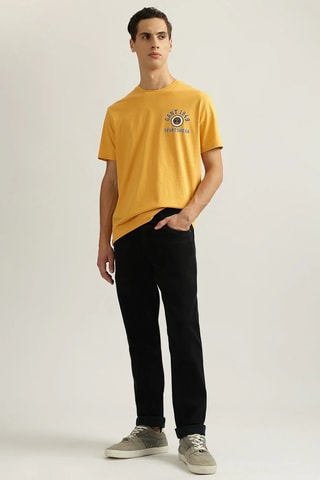 T-shirt - Giallo e navy