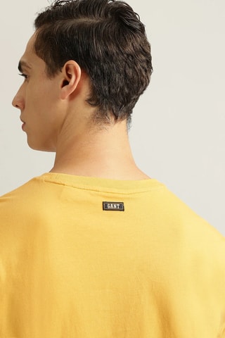 T-shirt - Giallo e navy