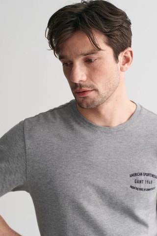 T-shirt - Grigio melange e nero