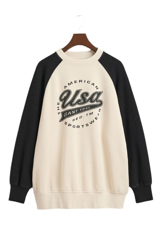 Felpa oversize - Ecrù