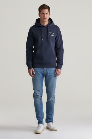 Felpa con cappuccio - Navy