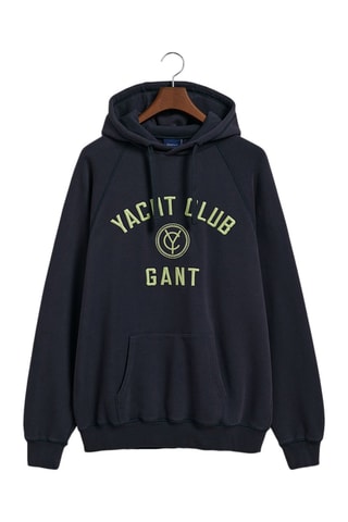 Felpa relaxed con cappuccio - Navy