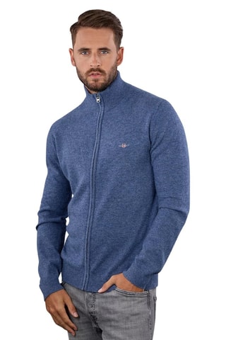 Felpa in lana - Azzurro melange