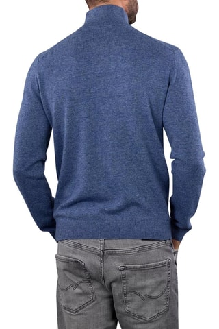 Felpa in lana - Azzurro melange