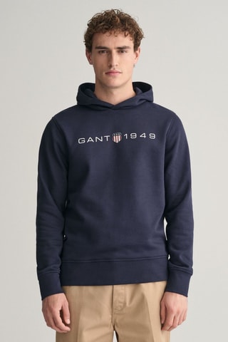 Felpa con cappuccio - Navy