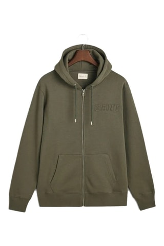 Felpa con cappuccio - Kaki