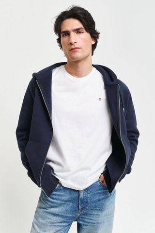 Felpa con cappuccio - Navy