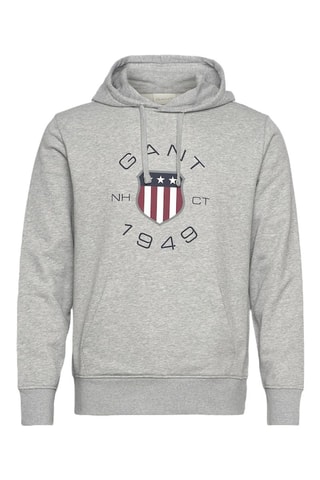 Sweat à capuche - Gris clair chiné