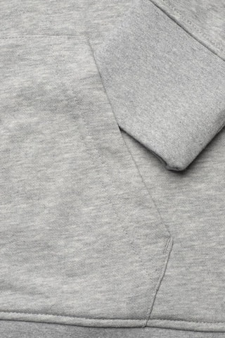 Sweat à capuche - Gris clair chiné