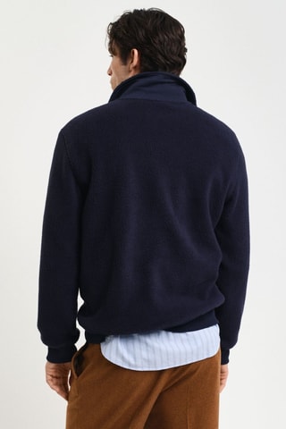 Felpa in pile - Navy