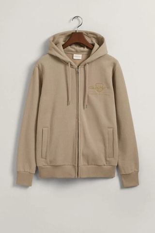 Felpa con cappuccio - Beige