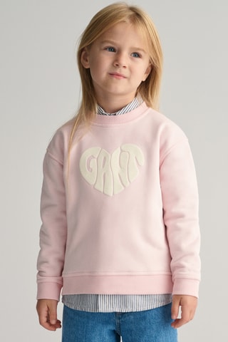 Felpa relaxed - Rosa chiaro