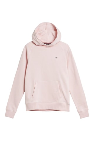 Felpa regular con cappuccio - Rosa chiaro