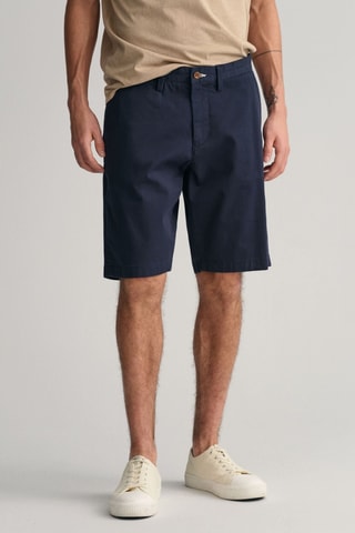 Shorts in cotone bio - Navy