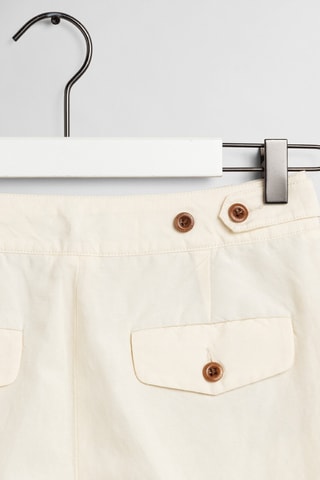 Shorts in lino - Bianco