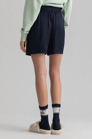 Shorts a vita alta - Navy