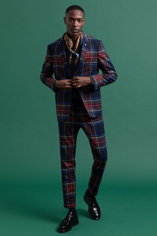 Giacca da completo slim in lana - Navy