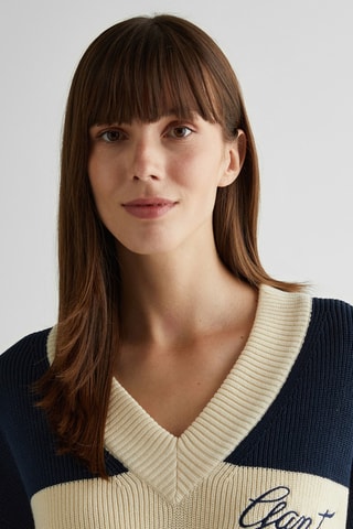 Maglia relaxed in cotone bio - Blu