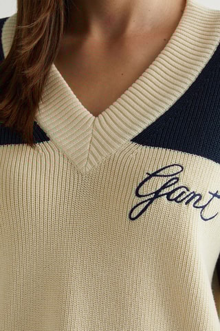 Maglia relaxed in cotone bio - Blu