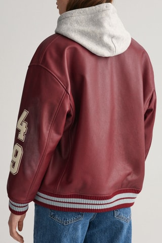 Giubbotto oversize - Bordeaux