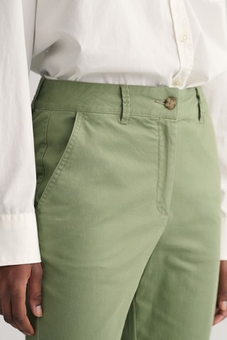 Pantaloni chino slim - Verde chiaro